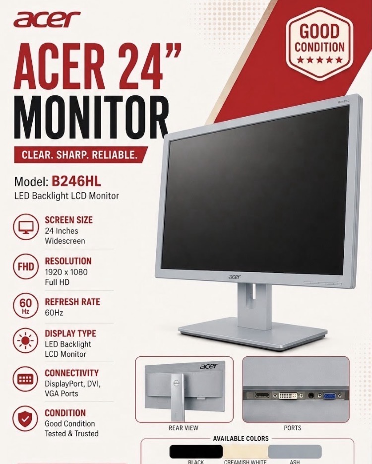 Acer 24"monitor