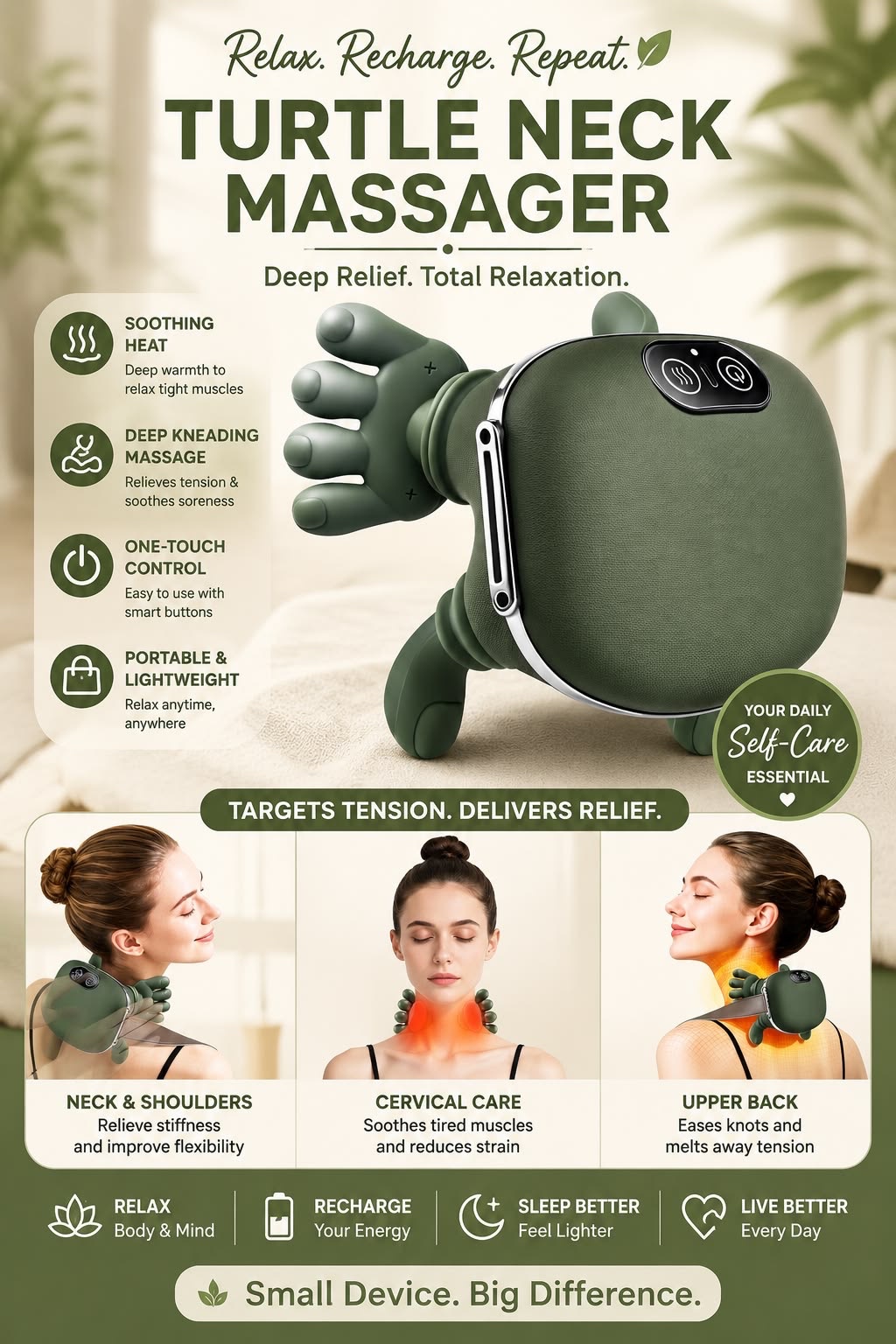 Turtle massager