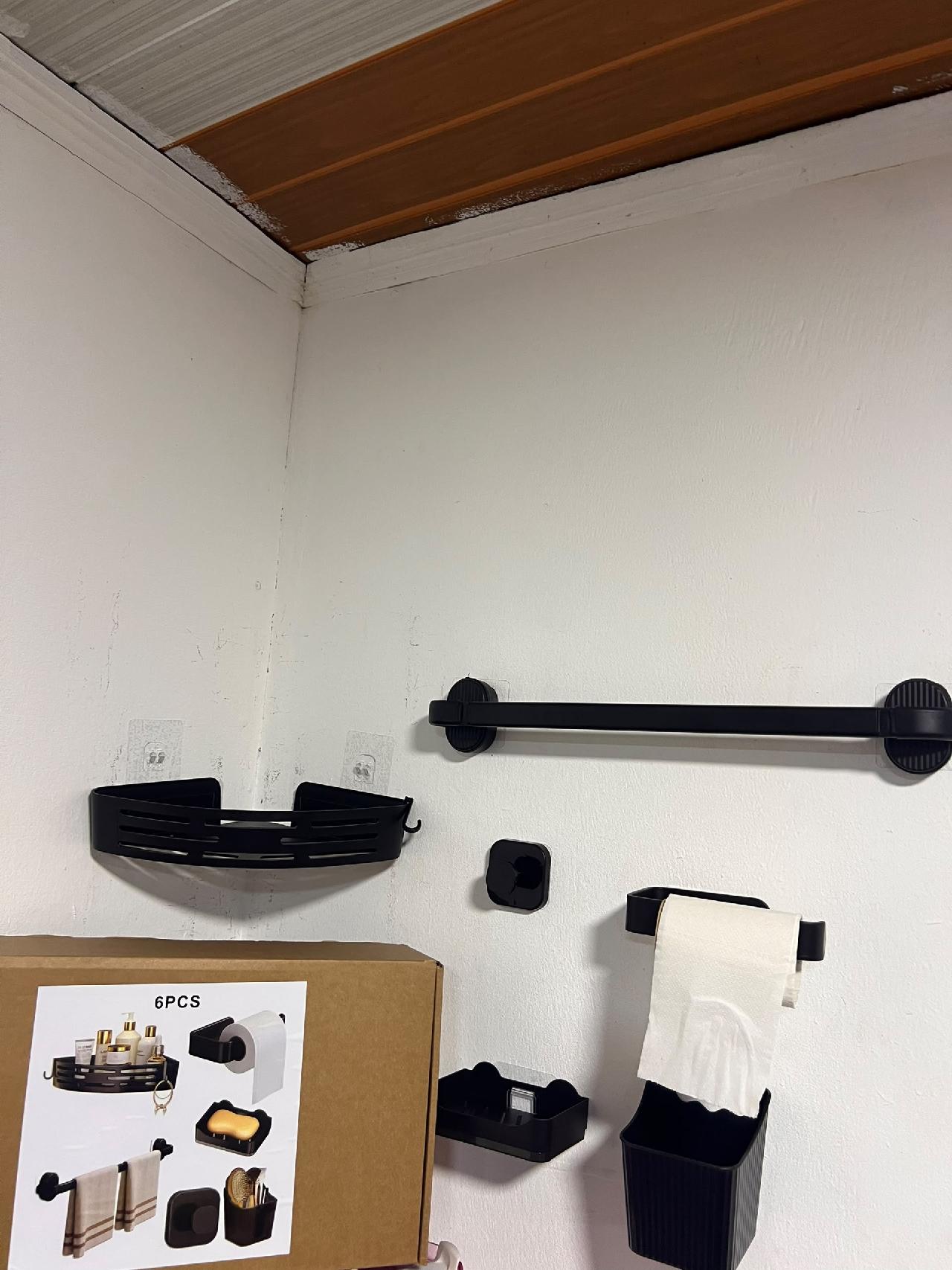 6 pieces bath room rack